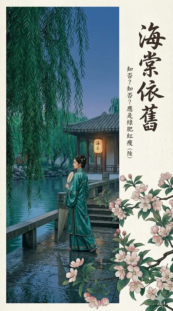 海棠依舊：知否？知否？應是綠肥紅瘦（陸）