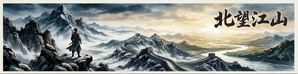 北望江山